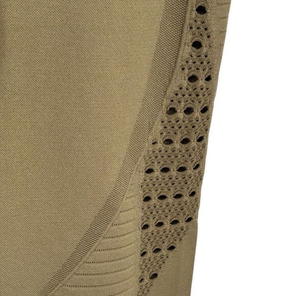 Gymshark Seamless Lace Cut Out Leggings Green See Measurements For Size - Picture 6 of 8